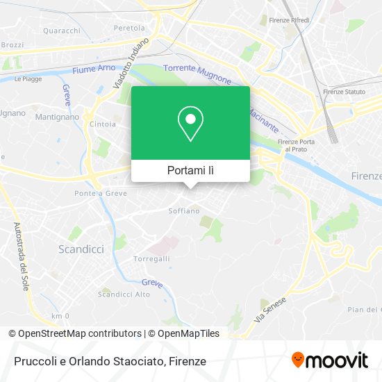 Mappa Pruccoli e Orlando Staociato