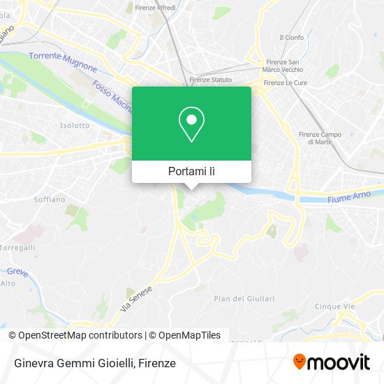Mappa Ginevra Gemmi Gioielli
