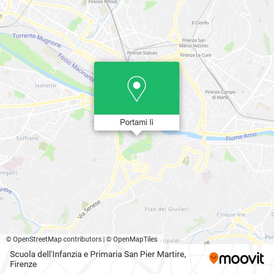 Mappa Scuola dell'Infanzia e Primaria San Pier Martire