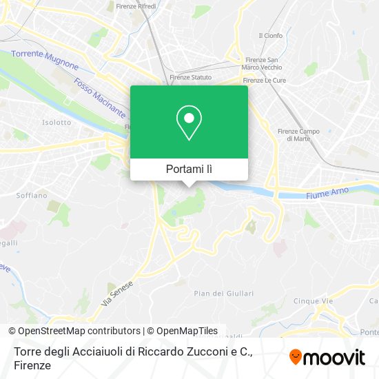 Mappa Torre degli Acciaiuoli di Riccardo Zucconi e C.