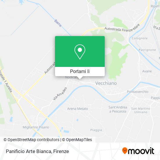 Mappa Panificio Arte Bianca