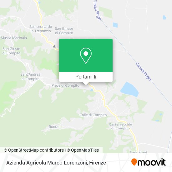 Mappa Azienda Agricola Marco Lorenzoni