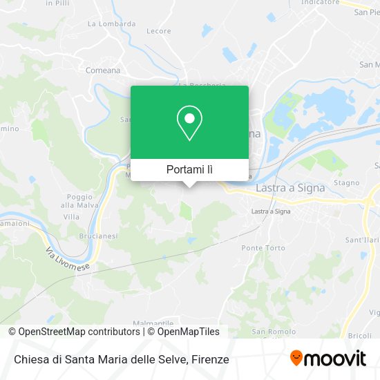 Mappa Chiesa di Santa Maria delle Selve