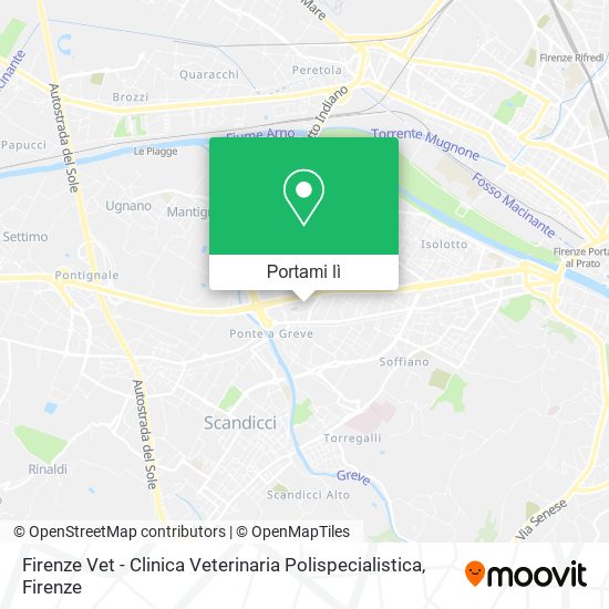 Mappa Firenze Vet - Clinica Veterinaria Polispecialistica