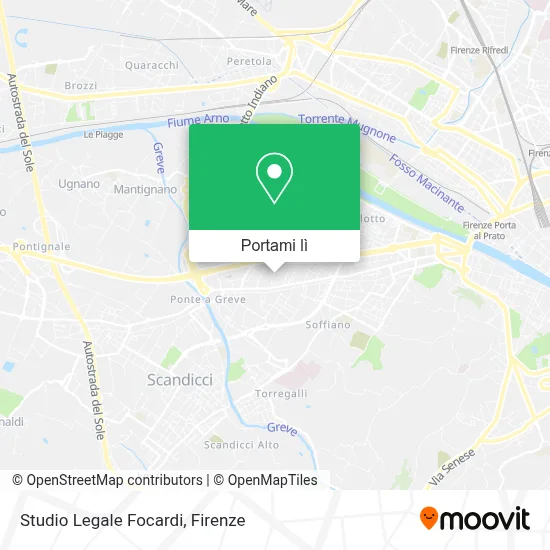 Mappa Studio Legale Focardi