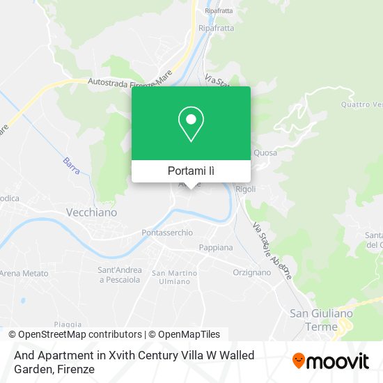 Mappa And Apartment in Xvith Century Villa W Walled Garden
