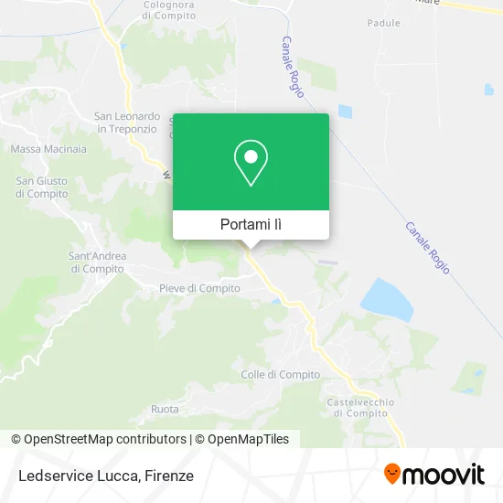 Mappa Ledservice Lucca