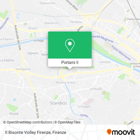 Mappa Il Bisonte Volley Firenze