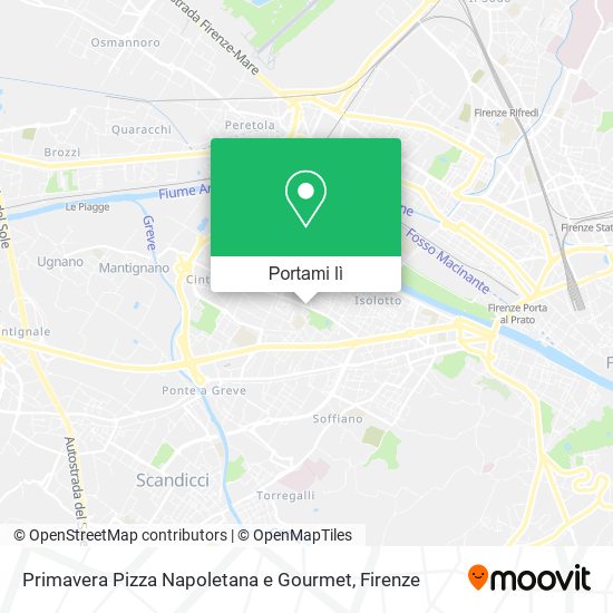 Mappa Primavera Pizza Napoletana e Gourmet
