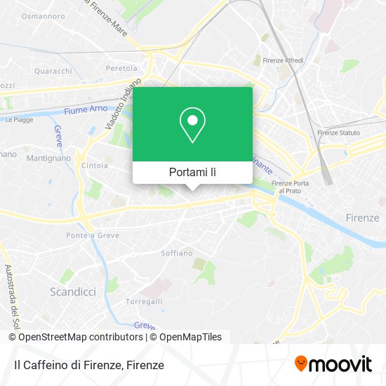 Mappa Il Caffeino di Firenze