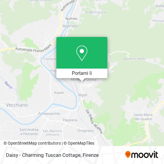 Mappa Daisy - Charming Tuscan Cottage