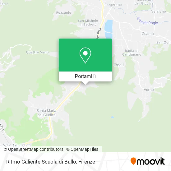 Mappa Ritmo Caliente Scuola di Ballo