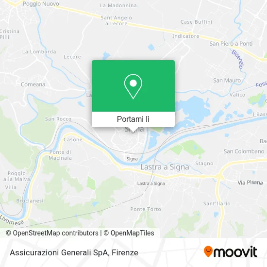 Mappa Assicurazioni Generali SpA
