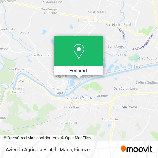 Mappa Azienda Agricola Pratelli Maria