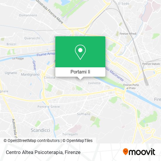 Mappa Centro Altea Psicoterapia