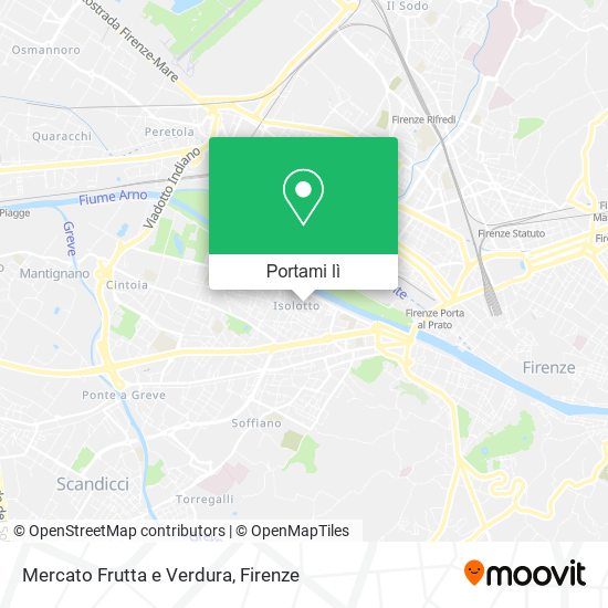 Mappa Mercato Frutta e Verdura