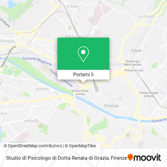 Mappa Studio di Psicologo di Dotta Renata di Grazia