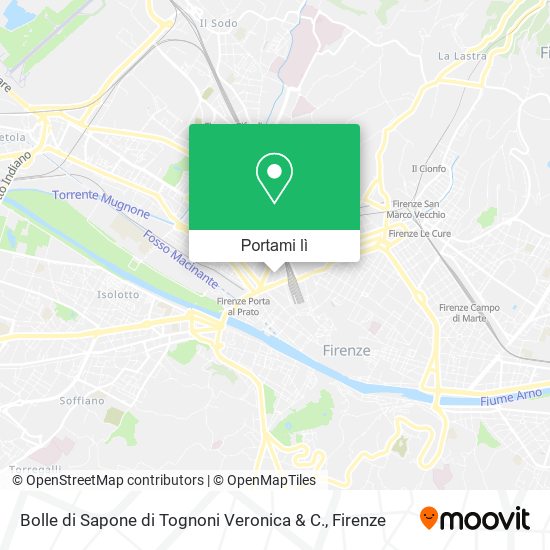 Mappa Bolle di Sapone di Tognoni Veronica & C.