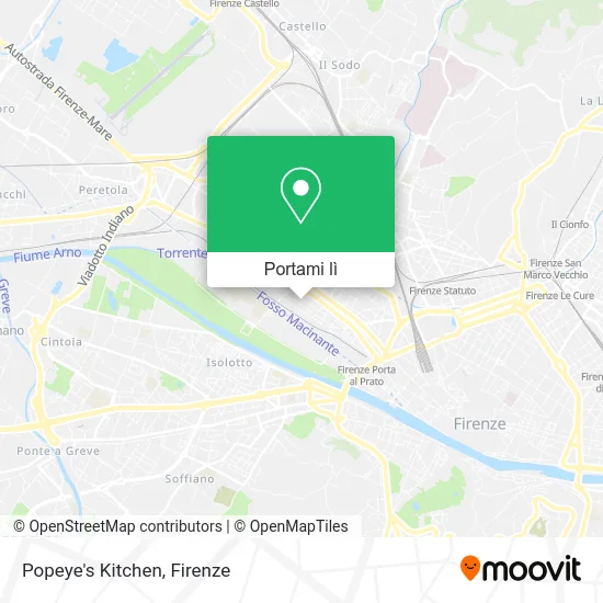 Mappa Popeye's Kitchen