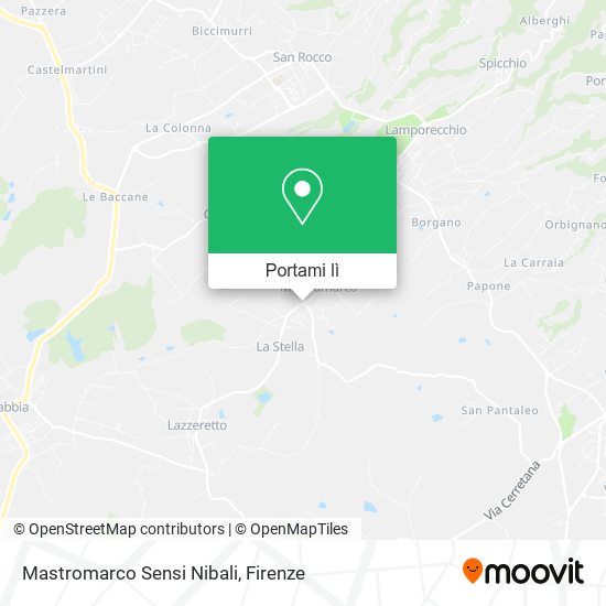Mappa Mastromarco Sensi Nibali