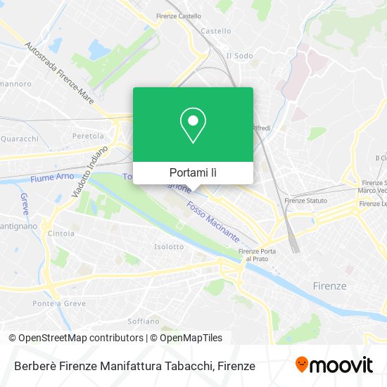 Mappa Berberè Firenze Manifattura Tabacchi
