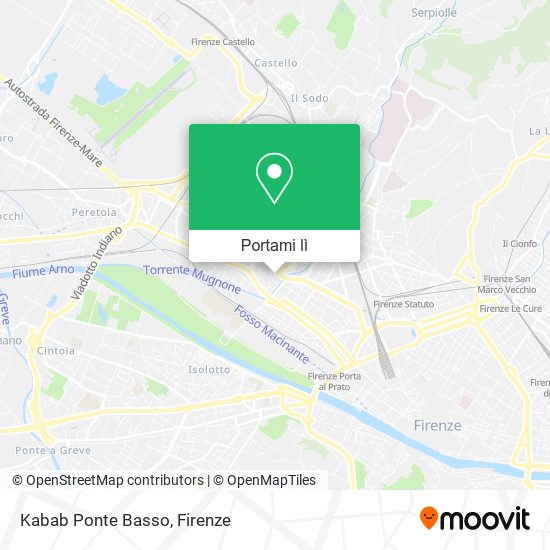 Mappa Kabab Ponte Basso