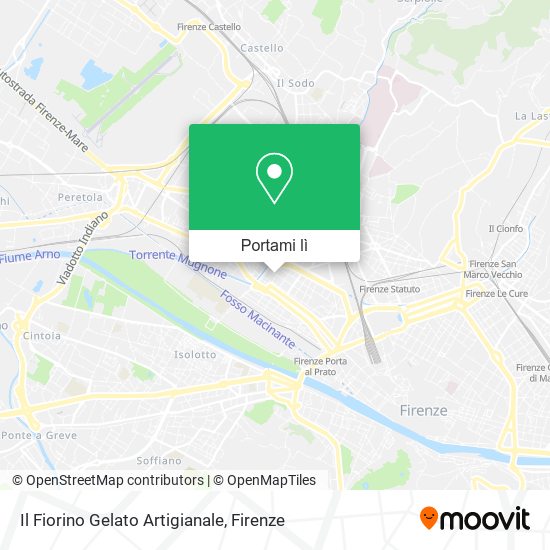 Mappa Il Fiorino Gelato Artigianale