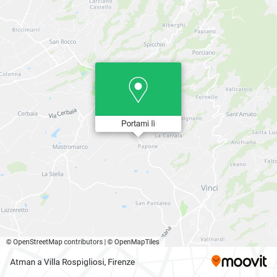 Mappa Atman a Villa Rospigliosi