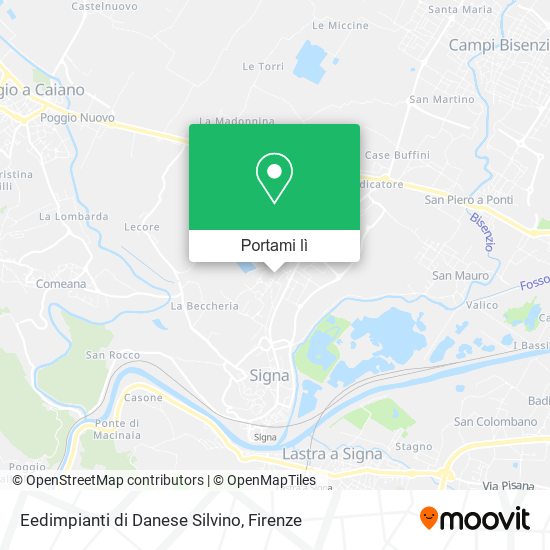 Mappa Eedimpianti di Danese Silvino