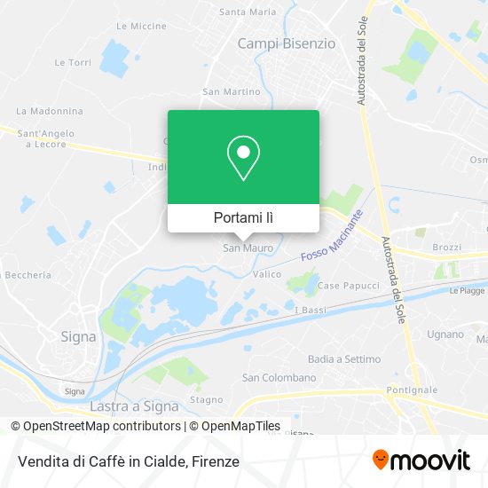 Mappa Vendita di Caffè in Cialde