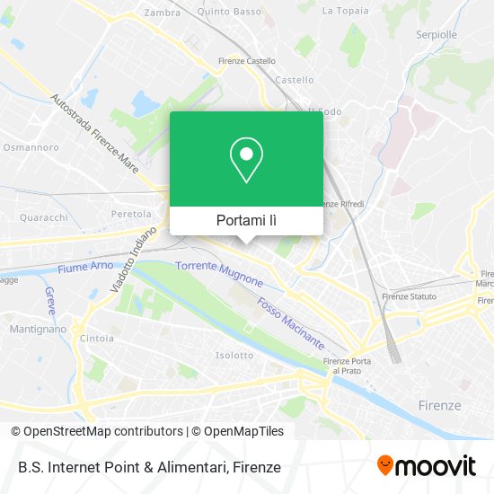 Mappa B.S. Internet Point & Alimentari