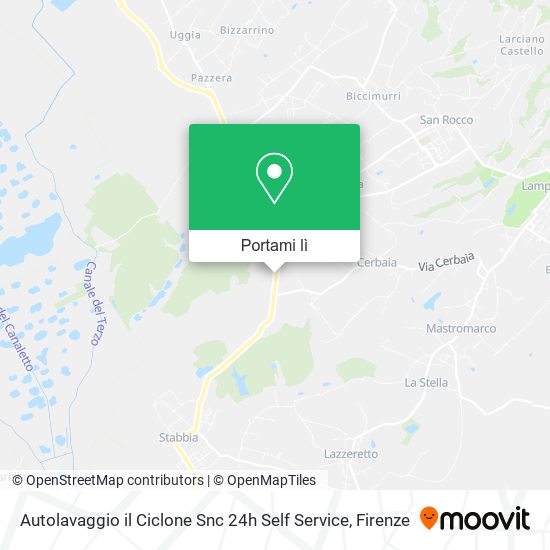 Mappa Autolavaggio il Ciclone Snc 24h Self Service