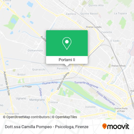Mappa Dott.ssa Camilla Pompeo - Psicologa