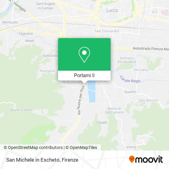 Mappa San Michele in Escheto