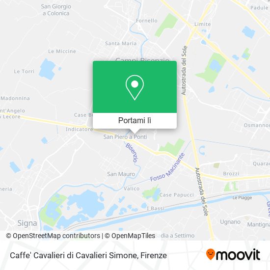 Mappa Caffe' Cavalieri di Cavalieri Simone