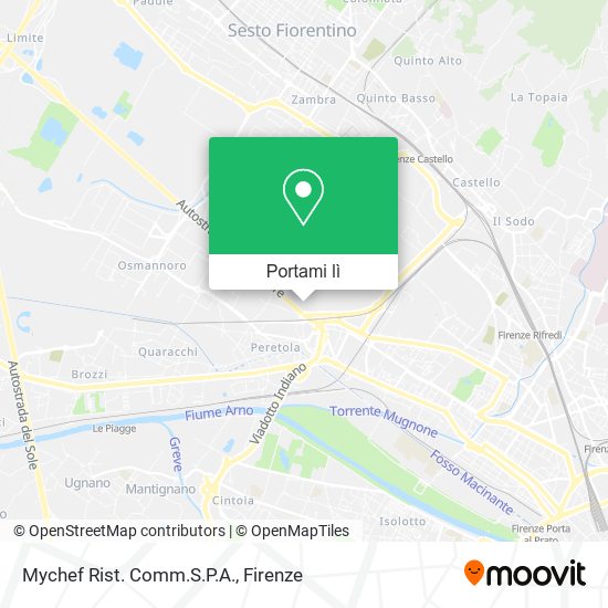 Mappa Mychef Rist. Comm.S.P.A.