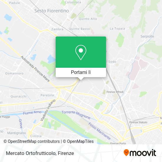 Mappa Mercato Ortofrutticolo