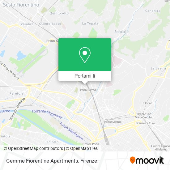 Mappa Gemme Fiorentine Apartments