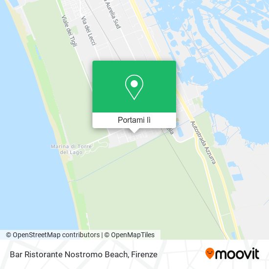Mappa Bar Ristorante Nostromo Beach