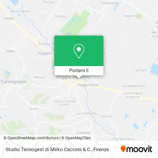 Mappa Studio Tecnogest di Mirko Cecconi & C.