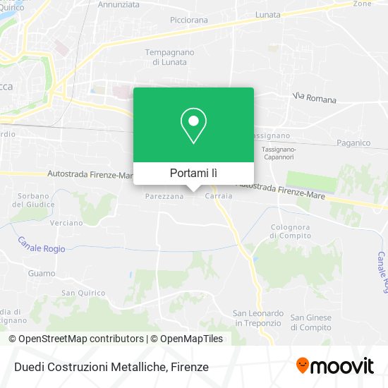 Mappa Duedi Costruzioni Metalliche