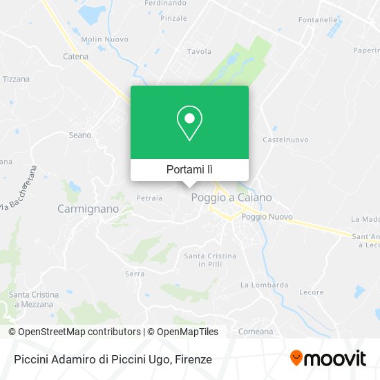 Mappa Piccini Adamiro di Piccini Ugo