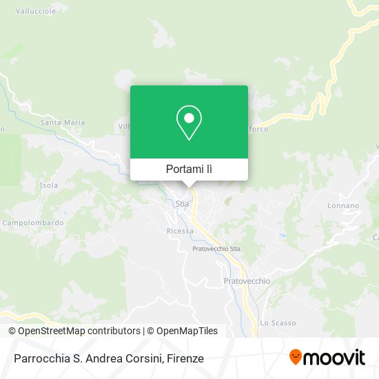 Mappa Parrocchia S. Andrea Corsini