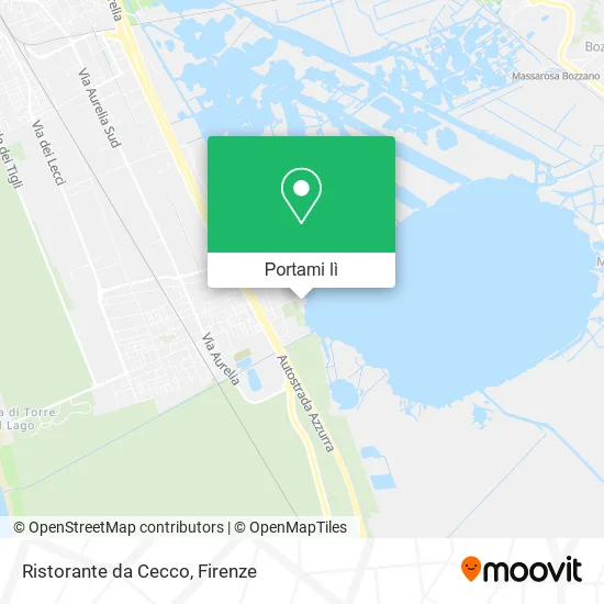 Mappa Ristorante da Cecco