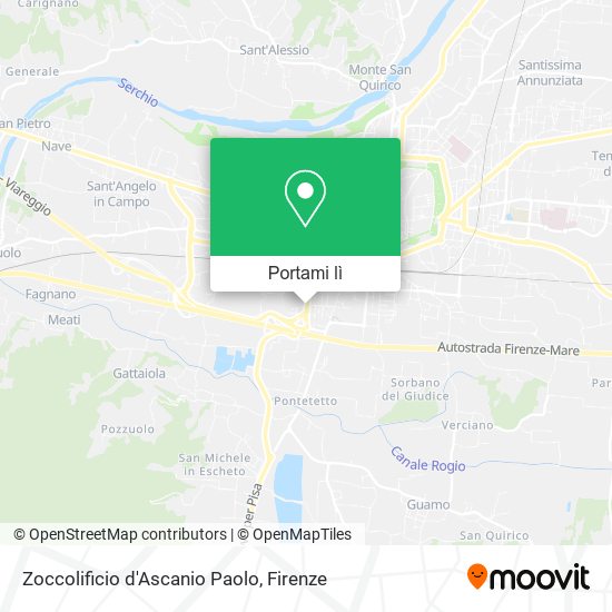 Mappa Zoccolificio d'Ascanio Paolo