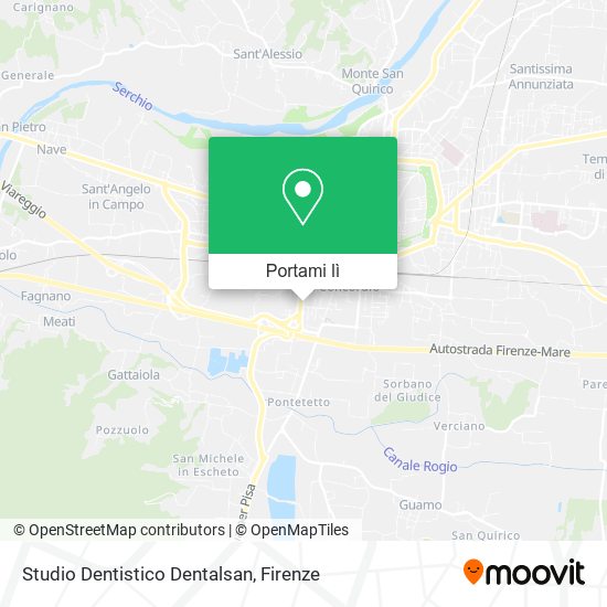 Mappa Studio Dentistico Dentalsan