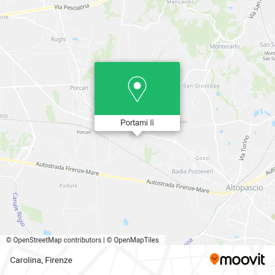 Mappa Carolina