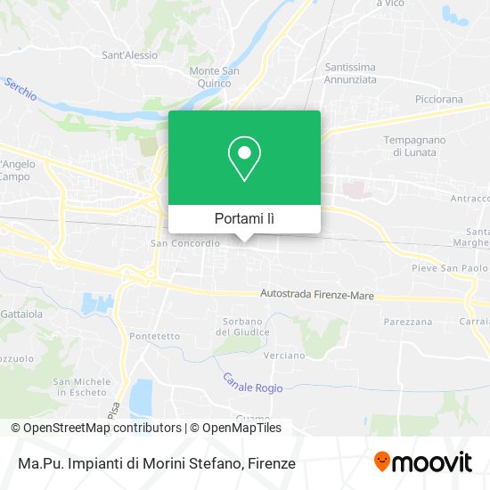 Mappa Ma.Pu. Impianti di Morini Stefano