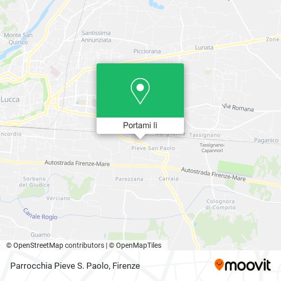 Mappa Parrocchia Pieve S. Paolo