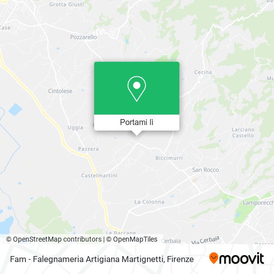 Mappa Fam - Falegnameria Artigiana Martignetti